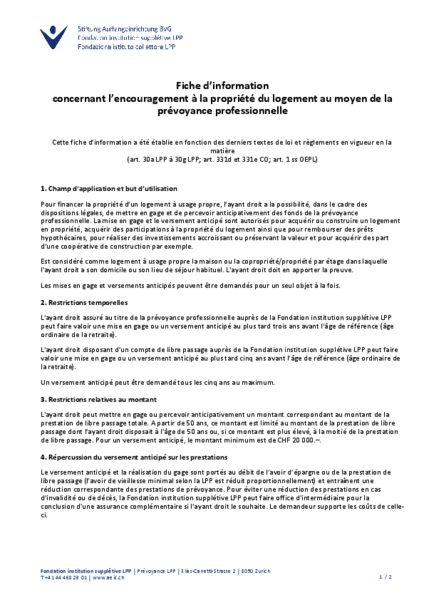 Aide-mémoire EPL