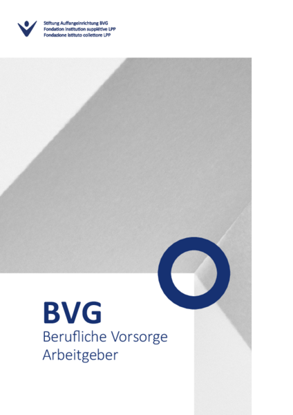 Infobroschüre BVG Arbeitgeber