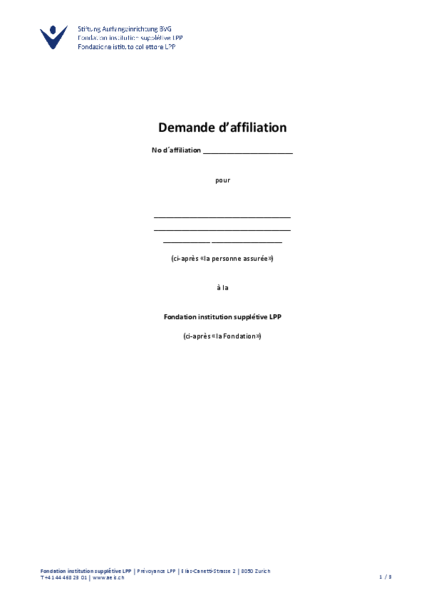 Demande d