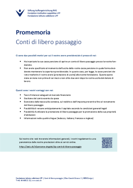 Promemoria CLP
