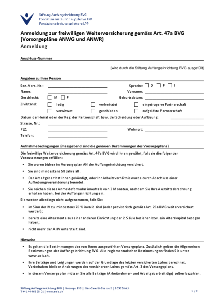 Fragebogen ANW