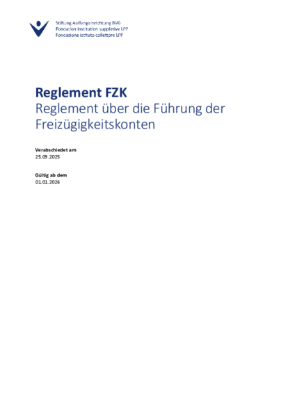 Reglement FZK